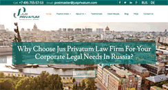 Desktop Screenshot of jusprivatum.com